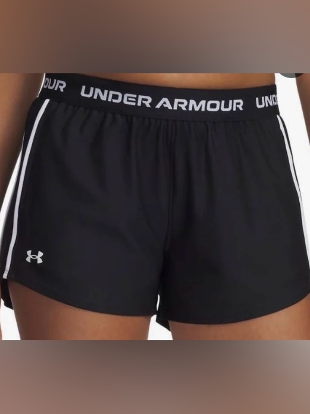 Under Armour Black  Performance Shorts